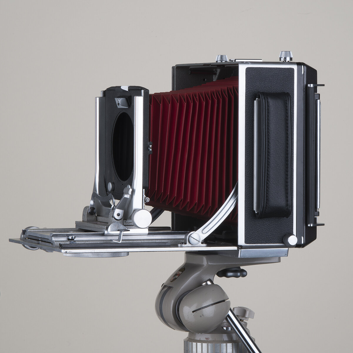 1959 Linhof Technika IV 5x7 Camera Fully CLA'd New Red Bellows